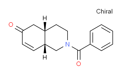 CAS No. 52346-14-2, (4AS,8aS)-2-benzoyl-1,3,4,4a,5,8a-hexahydroisoquinolin-6(2H)-one
