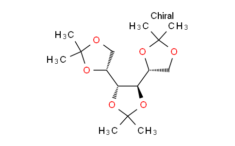 CAS No. 3969-59-3, (4R,4'R,4''R,5'R)-2,2,2',2',2'',2''-Hexamethyl-4,4':5',4''-ter(1,3-dioxolane)