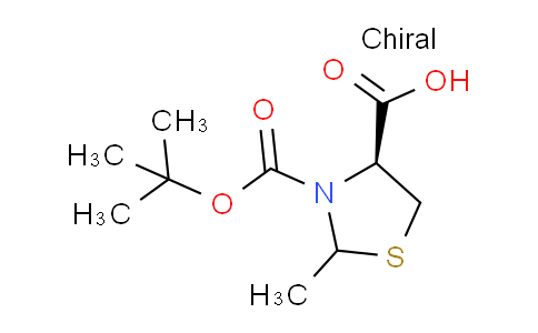 CAS No. 1217546-87-6, (4S)-3-(tert-Butoxycarbonyl)-2-methylthiazolidine-4-carboxylic acid