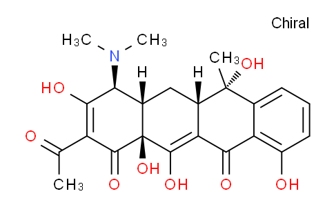 CAS No. 6542-44-5, (4S,4aS,5aS,6S,12aS)-2-Acetyl-4-(dimethylamino)-3,6,10,12,12a-pentahydroxy-6-methyl-4a,5,5a,6-tetrahydrotetracene-1,11(4H,12aH)-dione