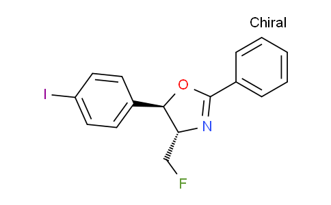 CAS No. 927689-69-8, (4S,5R)-4-(Fluoromethyl)-5-(4-iodophenyl)-2-phenyl-4,5-dihydrooxazole