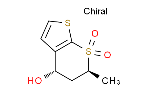 CAS No. 147086-81-5, (4S,6S)-4-Hydroxy-6-methyl-5,6-dihydro-4H-thieno[2,3-b]thiopyran 7,7-dioxide