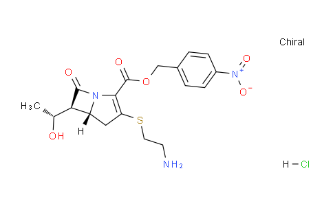 CAS No. 442847-69-0, (5R,6S)-4-Nitrobenzyl 3-((2-aminoethyl)thio)-6-((R)-1-hydroxyethyl)-7-oxo-1-azabicyclo[3.2.0]hept-2-ene-2-carboxylate hydrochloride