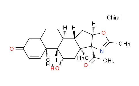CAS No. 13649-88-2, (6aR,6bS,7S,8aS,8bS,11aR,12aS,12bS)-8b-Acetyl-7-hydroxy-6a,8a,10-trimethyl-6a,6b,7,8,8a,8b,11a,12,12a,12b-decahydro-1H-naphtho[2',1':4,5]indeno[1,2-d]oxazol-4(2H)-one