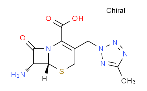 CAS No. 82549-51-7, (6R,7R)-7-Amino-3-((5-methyl-2H-tetrazol-2-yl)methyl)-8-oxo-5-thia-1-azabicyclo[4.2.0]oct-2-ene-2-carboxylic acid