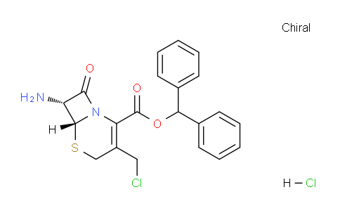 CAS No. 79349-53-4, (6R,7R)-Benzhydryl 7-amino-3-(chloromethyl)-8-oxo-5-thia-1-azabicyclo[4.2.0]oct-2-ene-2-carboxylate hydrochloride