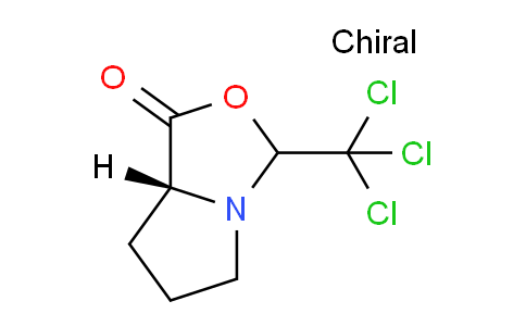 CAS No. 1263774-42-0, (7aR)-3-(Trichloromethyl)tetrahydropyrrolo[1,2-c]oxazol-1(3H)-one