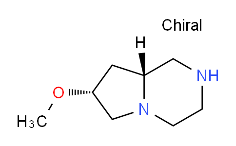 CAS No. 1628604-84-1, (7R,8AR)-7-methoxyoctahydropyrrolo[1,2-a]pyrazine
