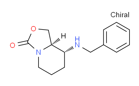 CAS No. 1932487-17-6, (8R,8AR)-8-(benzylamino)tetrahydro-1H-oxazolo[3,4-a]pyridin-3(5H)-one