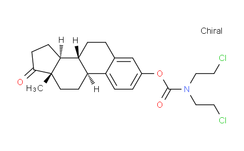 CAS No. 62899-40-5, (8R,9S,13S,14S)-13-Methyl-17-oxo-7,8,9,11,12,13,14,15,16,17-decahydro-6H-cyclopenta[a]phenanthren-3-yl bis(2-chloroethyl)carbamate