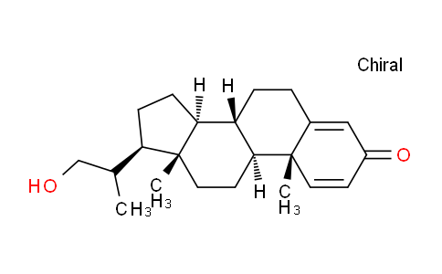 CAS No. 35525-27-0, (8S,9S,10R,13S,14S,17R)-17-(1-Hydroxypropan-2-yl)-10,13-dimethyl-6,7,8,9,10,11,12,13,14,15,16,17-dodecahydro-3H-cyclopenta[a]phenanthren-3-one