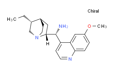 CAS No. 522600-31-3, (R)-((1S,2R,4S,5R)-5-Ethylquinuclidin-2-yl)(6-methoxyquinolin-4-yl)methanamine