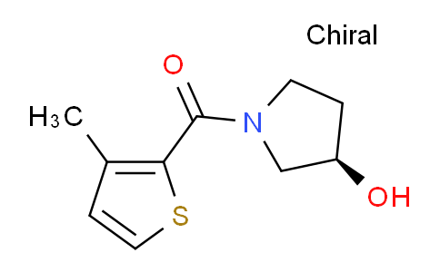 CAS No. 1354009-00-9, (R)-(3-Hydroxypyrrolidin-1-yl)(3-methylthiophen-2-yl)methanone