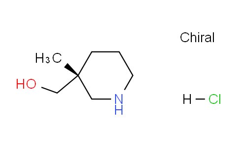 CAS No. 1956437-13-0, (R)-(3-Methylpiperidin-3-yl)methanol hydrochloride