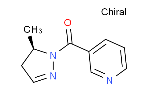 CAS No. 130775-79-0, (R)-(5-Methyl-4,5-dihydro-1H-pyrazol-1-yl)(pyridin-3-yl)methanone