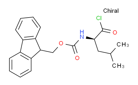 CAS No. 198544-60-4, (R)-(9H-Fluoren-9-yl)methyl (1-chloro-4-methyl-1-oxopentan-2-yl)carbamate