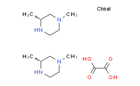 CAS No. 1788041-53-1, (R)-1,3-Dimethylpiperazine oxalate(2:1)