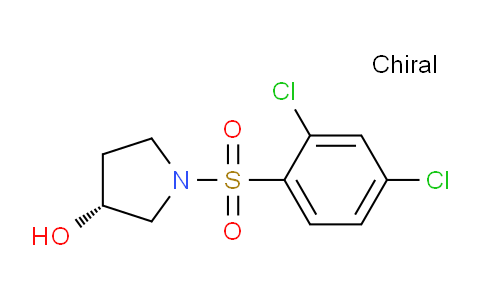 CAS No. 1353995-46-6, (R)-1-((2,4-Dichlorophenyl)sulfonyl)pyrrolidin-3-ol