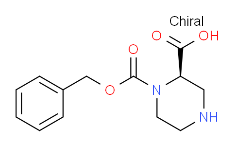 CAS No. 1139878-81-1, (R)-1-((Benzyloxy)carbonyl)piperazine-2-carboxylic acid