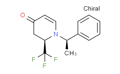 CAS No. 577692-44-5, (R)-1-((R)-1-Phenylethyl)-2-(trifluoromethyl)-2,3-dihydropyridin-4(1H)-one