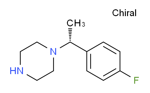 CAS No. 862270-48-2, (R)-1-(1-(4-Fluorophenyl)ethyl)piperazine