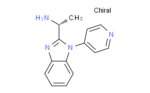 CAS No. 1398507-81-7, (R)-1-(1-(Pyridin-4-yl)-1H-benzo[d]imidazol-2-yl)ethanamine
