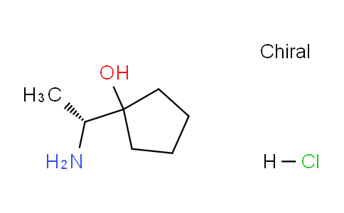 CAS No. 1350711-67-9, (R)-1-(1-Aminoethyl)cyclopentanol hydrochloride