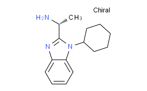 CAS No. 1398507-83-9, (R)-1-(1-Cyclohexyl-1H-benzo[d]imidazol-2-yl)ethanamine