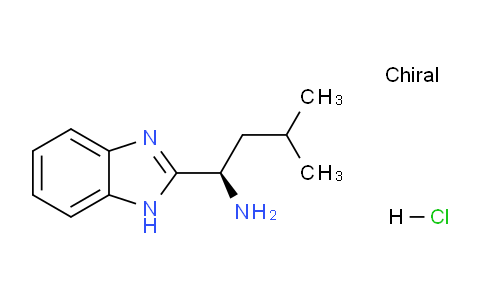 CAS No. 1235643-62-5, (R)-1-(1H-Benzimidazol-2-yl)-3-methylbutylamine Hydrochloride
