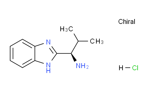 CAS No. 1234863-36-5, (R)-1-(1H-benzo[d]imidazol-2-yl)-2-methylpropan-1-amine hydrochloride