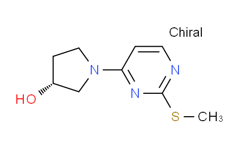 CAS No. 1261234-25-6, (R)-1-(2-(Methylthio)pyrimidin-4-yl)pyrrolidin-3-ol