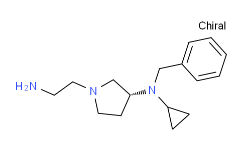 CAS No. 1354000-91-1, (R)-1-(2-Aminoethyl)-N-benzyl-N-cyclopropylpyrrolidin-3-amine