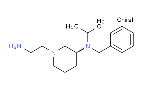 CAS No. 1353998-34-1, (R)-1-(2-Aminoethyl)-N-benzyl-N-isopropylpiperidin-3-amine