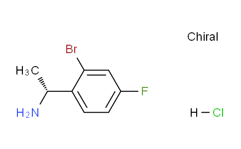 CAS No. 1624262-55-0, (R)-1-(2-Bromo-4-fluorophenyl)ethanamine hydrochloride