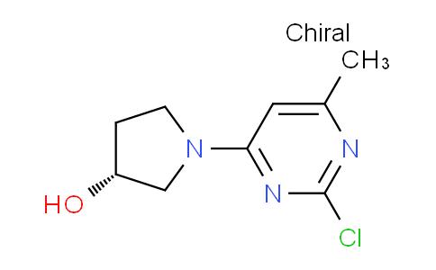 CAS No. 1261234-21-2, (R)-1-(2-Chloro-6-methylpyrimidin-4-yl)pyrrolidin-3-ol