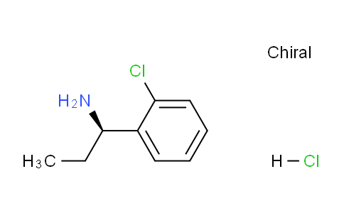 CAS No. 1430475-11-8, (R)-1-(2-Chlorophenyl)propan-1-amine hydrochloride