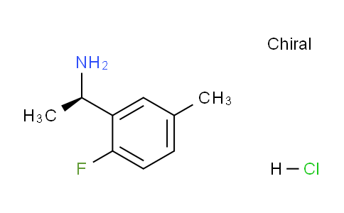 CAS No. 1217465-66-1, (R)-1-(2-Fluoro-5-methylphenyl)ethanamine hydrochloride