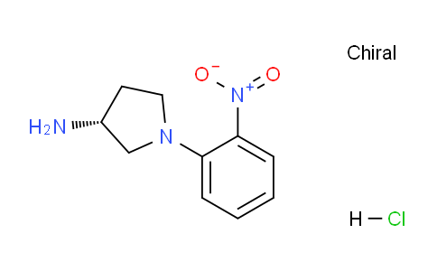 CAS No. 1233860-26-8, (R)-1-(2-Nitrophenyl)pyrrolidin-3-amine hydrochloride