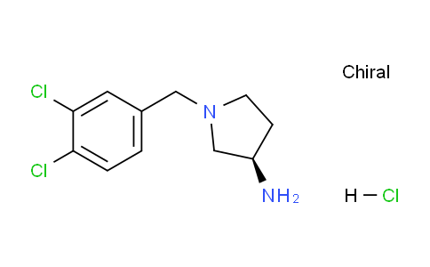 CAS No. 1939213-82-7, (R)-1-(3,4-Dichlorobenzyl)pyrrolidin-3-amine hydrochloride
