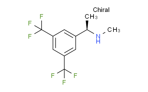 CAS No. 334477-60-0, (R)-1-(3,5-Bis(trifluoromethyl)phenyl)-N-methylethanamine