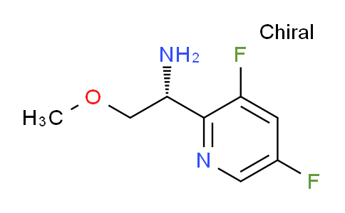 CAS No. 1075757-20-8, (R)-1-(3,5-Difluoropyridin-2-yl)-2-methoxyethanamine