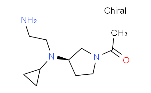 CAS No. 1354017-52-9, (R)-1-(3-((2-Aminoethyl)(cyclopropyl)amino)pyrrolidin-1-yl)ethanone