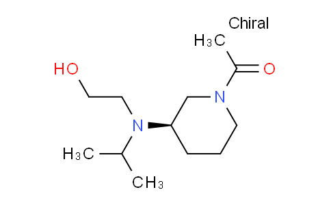 CAS No. 1353998-00-1, (R)-1-(3-((2-Hydroxyethyl)(isopropyl)amino)piperidin-1-yl)ethanone
