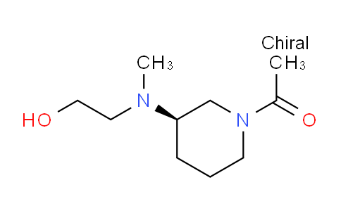 CAS No. 1354015-94-3, (R)-1-(3-((2-Hydroxyethyl)(methyl)amino)piperidin-1-yl)ethanone