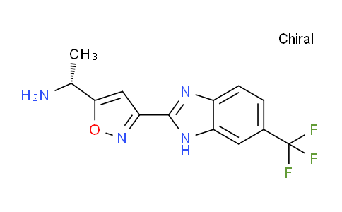 CAS No. 1095824-22-8, (R)-1-(3-(6-(Trifluoromethyl)-1H-benzo[d]imidazol-2-yl)isoxazol-5-yl)ethanamine
