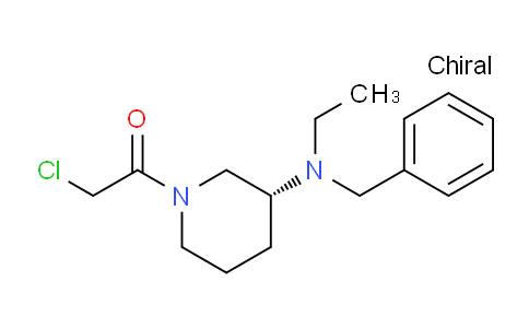 CAS No. 1354002-34-8, (R)-1-(3-(Benzyl(ethyl)amino)piperidin-1-yl)-2-chloroethanone
