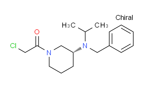 CAS No. 1354019-92-3, (R)-1-(3-(Benzyl(isopropyl)amino)piperidin-1-yl)-2-chloroethanone