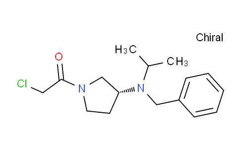 CAS No. 1354019-88-7, (R)-1-(3-(Benzyl(isopropyl)amino)pyrrolidin-1-yl)-2-chloroethanone