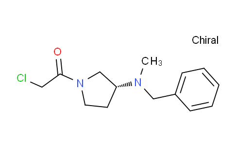 CAS No. 1354007-60-5, (R)-1-(3-(Benzyl(methyl)amino)pyrrolidin-1-yl)-2-chloroethanone