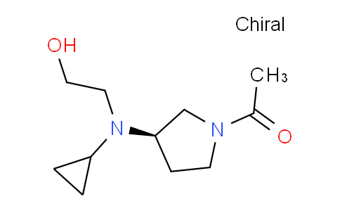 CAS No. 1354006-70-4, (R)-1-(3-(Cyclopropyl(2-hydroxyethyl)amino)pyrrolidin-1-yl)ethanone
